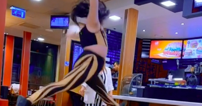 Edinburgh McDonald's diners astonished as drag queen breaks out in incredible 2am dance