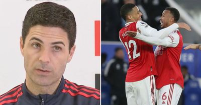 Mikel Arteta remains coy on William Saliba and Gabriel after post-match shove