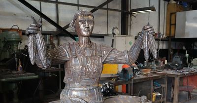 Historic herring girl sculpture completed ahead of installation at North Shields Fish Quay