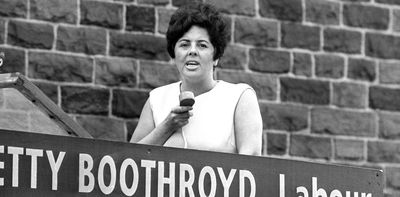 Betty Boothroyd was the first woman speaker – and the first to become a 'cult figure' via televised debates