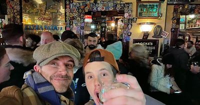 David Beckham and son Cruz, 18, hit the pub again as the pair sink pints in Dublin