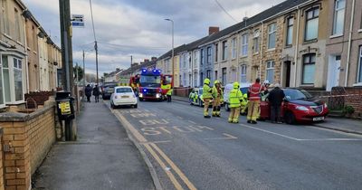 Another crash causes chaos on Llanelli’s notorious Sandy Road