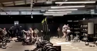Man suffers head injury after mass brawl breaks out in gym