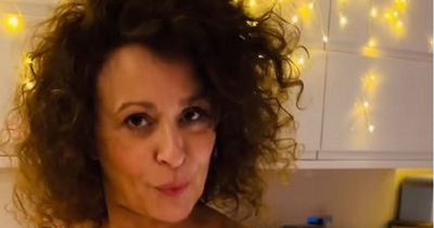 ''Sexy cooking": Loose Women star Nadia Sawalha has fans asking her to open OnlyFans with saucy Nigella impersonation