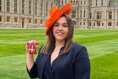 Student becomes MBE over motor neurone disease fundraising feat