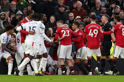 Man Utd and Crystal Palace handed fines for mass melee in Premier League clash