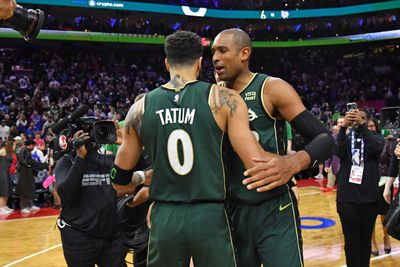 Celtics vet Al Horford unworried about Jayson Tatum’s ejection, off night vs. New York Knicks