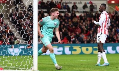 Evan Ferguson fires Brighton into FA Cup quarter-finals with win at Stoke