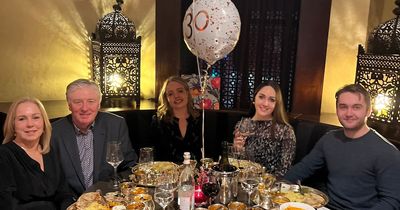 Pat Kenny celebrates daughter's 30th birthday at popular Dublin restaurant Rasam