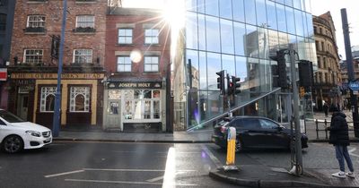 Brewery's cheeky dig at Fred Done's controversial 'Shudehill Shard' skyscraper which towers over historic city centre pub