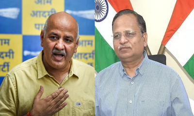 Delhi LG sends resignations of jailed Manish Sisodia, Satyendar Jain to President Murmu