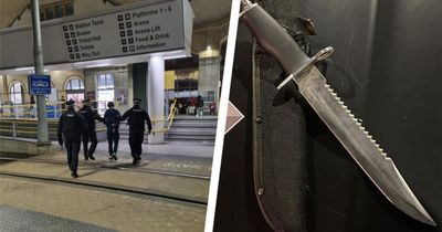 Boy found hiding huge knife in his waistband at Victoria station
