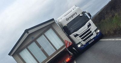 Motorists furious as huge caravan transporter crawls through Wales causing miles of tailbacks