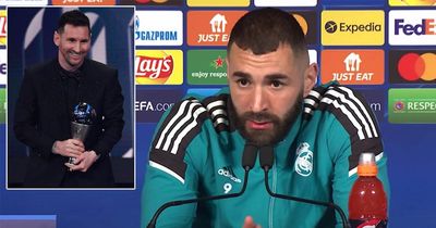 Karim Benzema says exactly what he thinks of Lionel Messi beating him to FIFA Best award