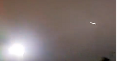 Edinburgh UFO sighting as strange orb light filmed shooting across night sky