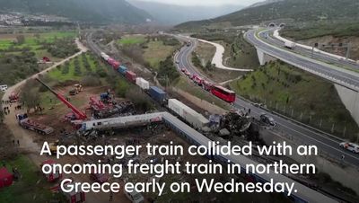 At least 36 killed in fiery fatal head-on train crash in northern Greece