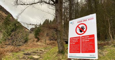 Popular Pen Pych mountain walk closed off to public