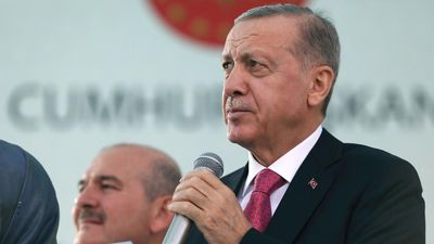 Turkey's Erdogan indicates May elections to go ahead despite quake
