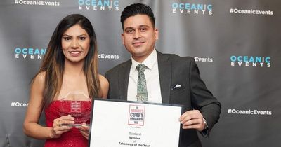 Indian takeaway in Ayr wins Scottish and UK titles at this year's Curry Awards in Manchester