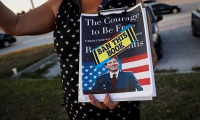 Ron DeSantis called a ‘tyrant’ as Trump supporters barred from book signing