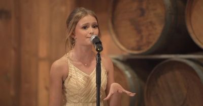 Little sister, 13, gives 'best wedding speech ever' saying bride is 'not her problem'