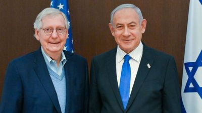 McConnell says U.S. shouldn't weigh in on Bibi's judicial overhaul plan