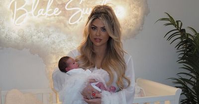 Bianca Gascoigne reveals her newborn daughter's unique name as she poses with tot