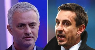 Gary Neville raises Man Utd transfer headache after Jose Mourinho's "lucky" blast