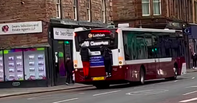 Reckless Edinburgh teens filmed bus surfing down busy main road through Old Town