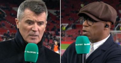 Ian Wright couldn't hide his surprise at brutal Roy Keane rant during ITV coverage: "Wow"