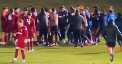 Liverpool seal dramatic win as Luis Diaz's brother misses penalty and brawl erupts