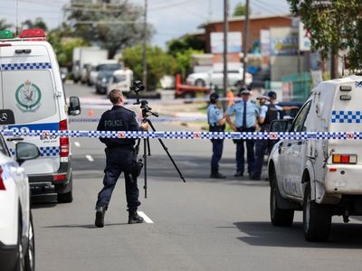 Man gunned down in front of son outside Sydney gym