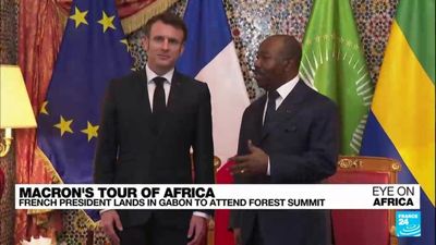 France's Macron kicks off four-nation Africa tour in Gabon