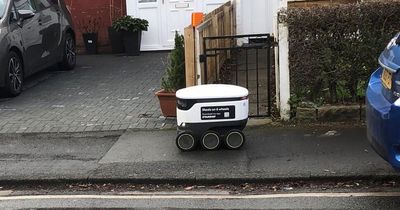 "I had to look twice": Confusion as little white robot seen driving along street in Sale