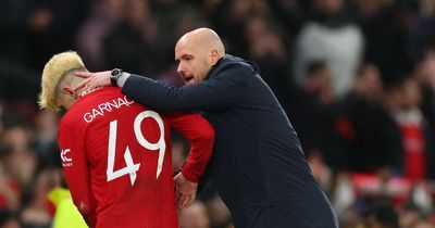 Erik ten Hag explains what he told Alejandro Garnacho before Manchester United played West Ham