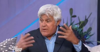 Jay Leno jokes he has a 'brand new face' after suffering third-degree burns