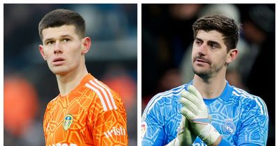 Leeds United goalkeeper Illan Meslier compared to Thibaut Courtois amid Manchester United links