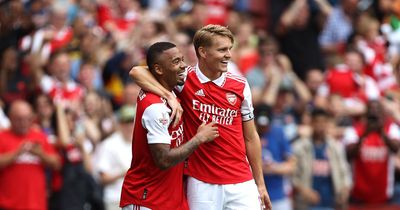 Martin Odegaard drops hint on Gabriel Jesus injury return during Arsenal's victory over Everton
