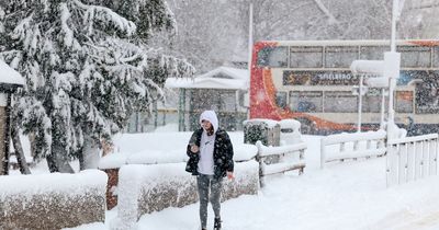 Glasgow weather as snow and freezing -5C temperatures forecast within days