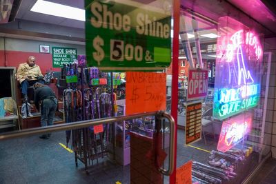 Shoe polish stands lose some shine