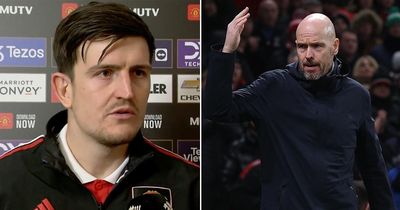 Harry Maguire reveals Erik ten Hag's brutal half-time rollicking during Man Utd vs West Ham