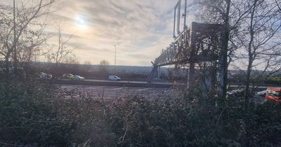 M5 closed near Bristol: Diversion details after dramatic tipper truck crash