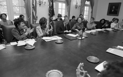 Women's History Month grew out of a weeklong commemoration by Jimmy Carter in 1980