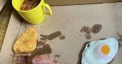 People baffled by 'disgusting' Alton Towers breakfast with mug full of beans