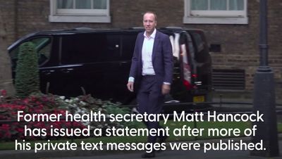 Matt Hancock ‘sent menacing message’ over leaked texts as row grows