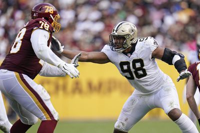 Dennis Allen says ‘dependability, availability’ are key for third-year DE Payton Turner