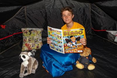 Boy who camped in tent for three years is ‘a true hero’, says charity