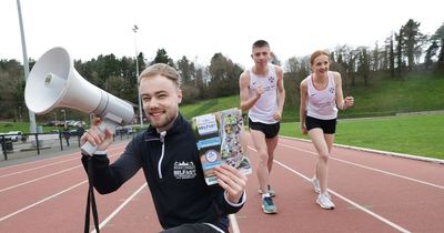 Belfast City Marathon launch new team relay junior prizes with Athletics NI Stars