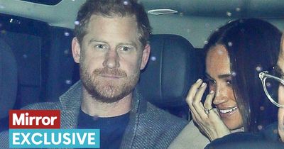 Harry and Meghan's 'over-kill' smiles show tension on post-eviction date night, says expert