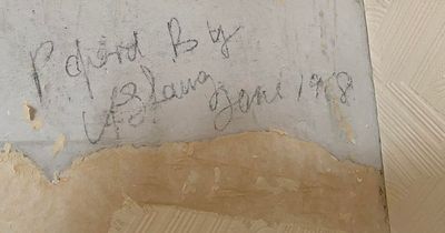 East Lothian woman uncovers ‘hidden note’ from the 1960s under her wallpaper